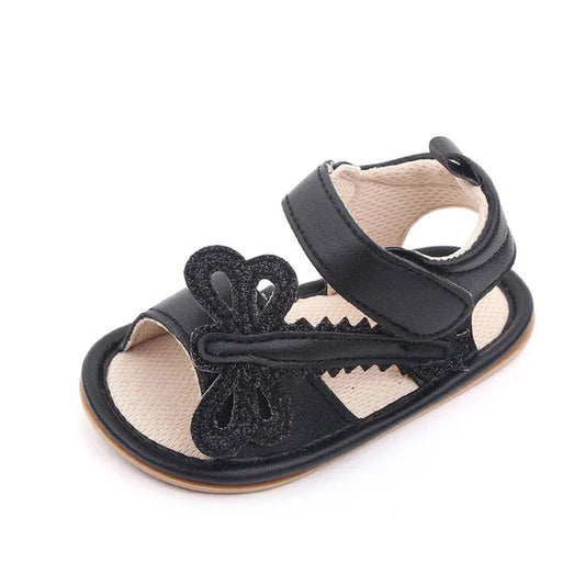 New Baby Girl Sandales Newborn Summer Shoes Toddler Princess Soft Rubber Sole Dragonfly Flats for 1 Year Infant Leather Sandalen